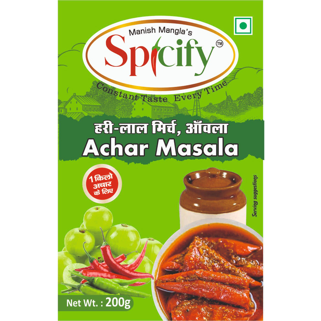 Spicify Mirch Achar Masala 200g | No need to add any other spices | Pack of 2