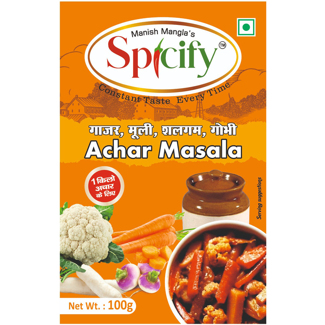 Spicify Mix Veg Achar Masala 100g | Pack of 2