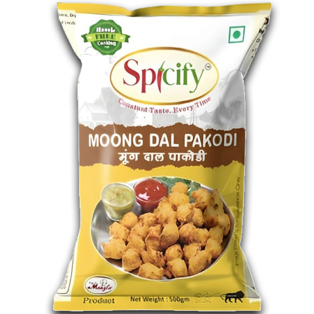 Spicify Moong Dal Pakodi Mix 400g | Free Pudina Chutney Inside