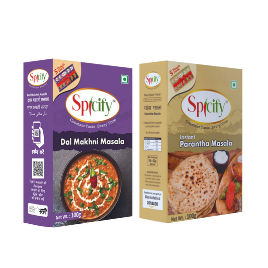 Spicify Dal Makhni Masala+ Parantha Masala| Pack of 2- 100g each