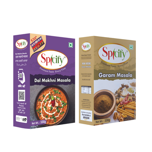 Spicify Dal Makhni Masala+ Garam Masala| Pack of 2- 100g each