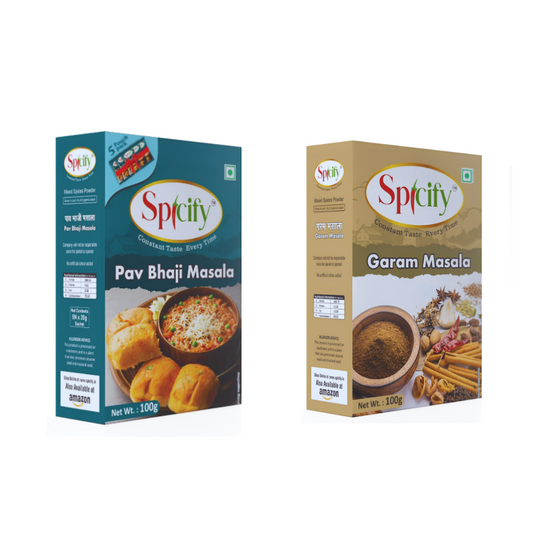 Spicify Chat Masala+ Garam Masala| Pack of 2- 100g each