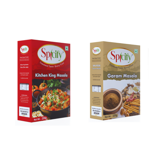 Spicify Kitchen King + Garam Masala | Pack of 2 100g Each