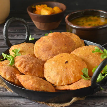 Spicify Bedmi Poori Atta 500g | Free Aloo Sabzi Masala