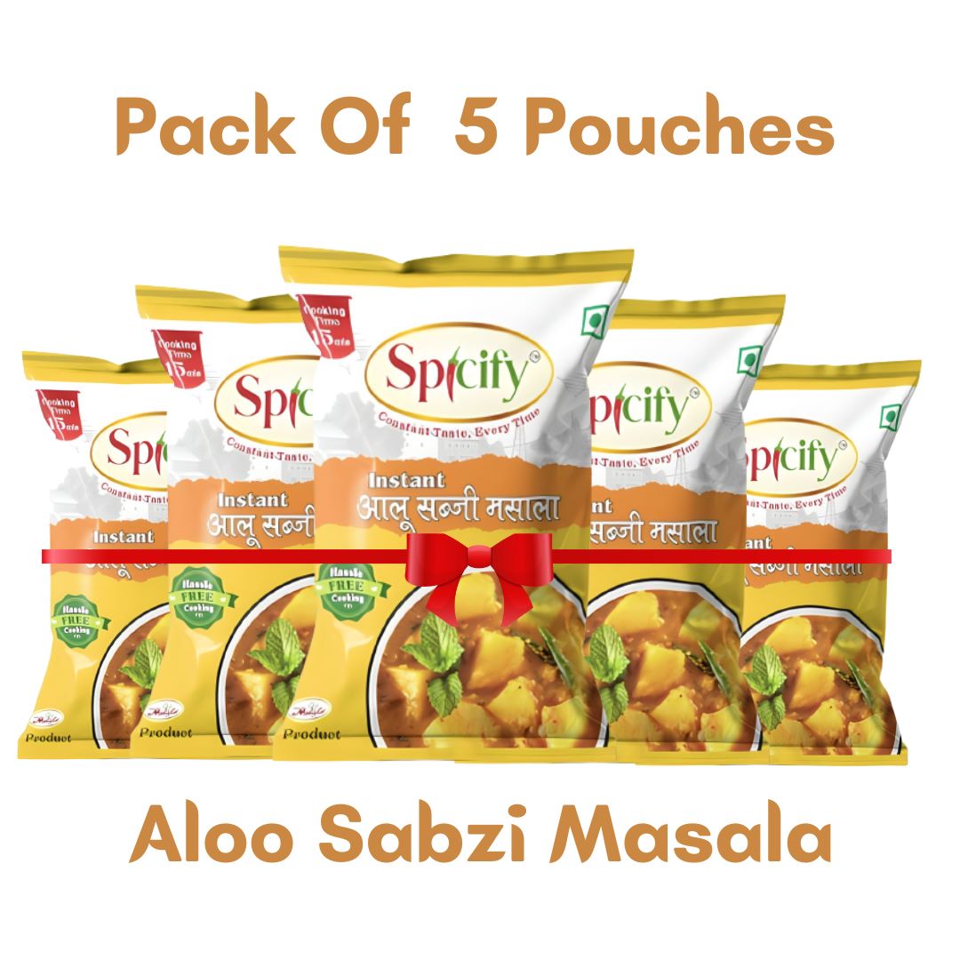 Spicify Aloo Sabzi Masala (Pack Of 5) | Instant Spices