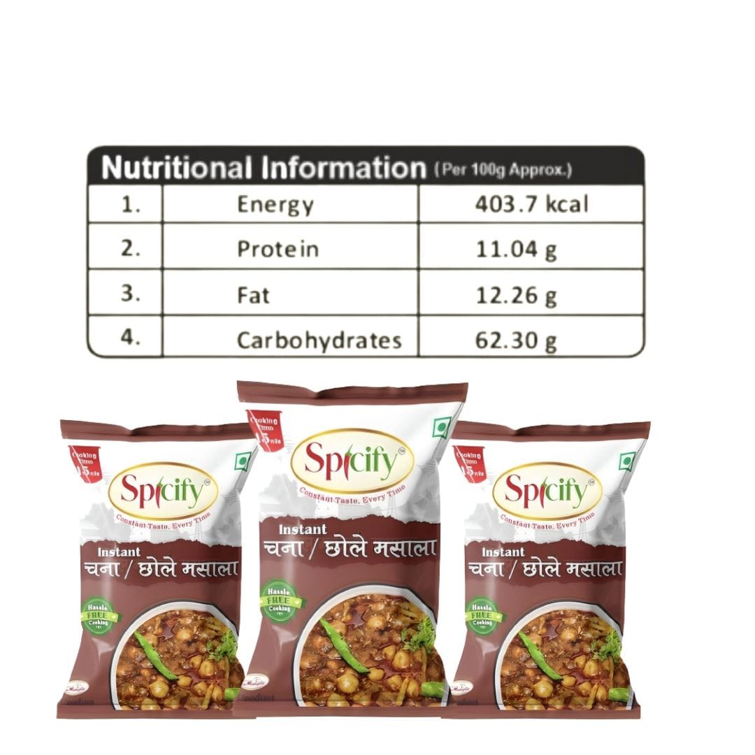 Spicify Chana/Chole Masala (Pack Of 5) - 30g | Instant Spices