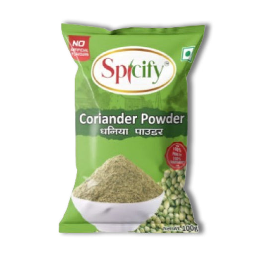Spicify Coriander Powder - 100g |  100% Pure & Natural | Buy 2 @50% discount