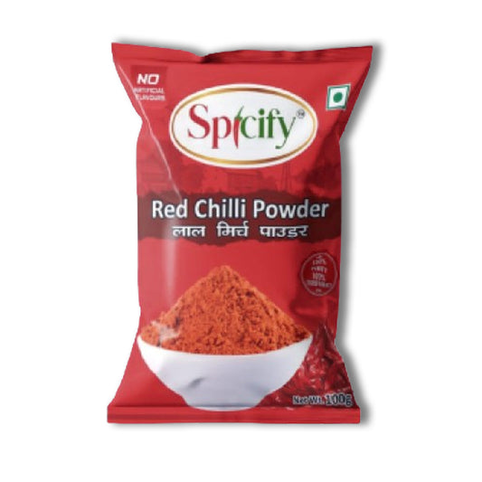 Spicify Red Chilli Powder 100g | Natural Colour & Taste | 100% Pure | Buy 2 @ 50% discount