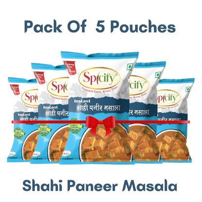 Spicify Shahi Paneer Masala 20g(Pack of 5) | Instant Spices