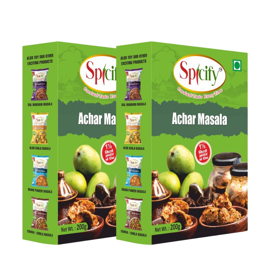 Spicify Achar Masala 200g| Aam Achaar Masala | No need to add any other spices | Pack of 2