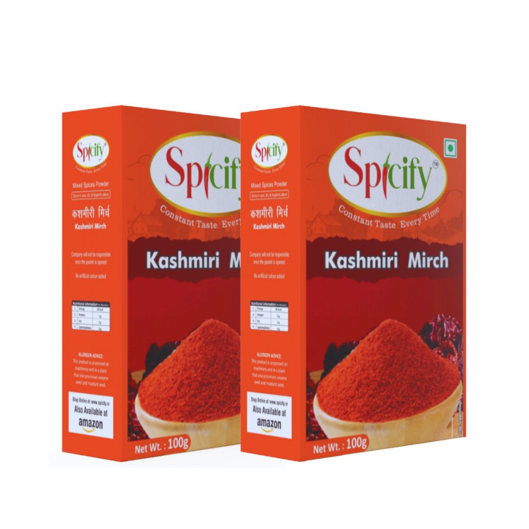 Spicify Kashmiri Mirch 100g | Pack of 2