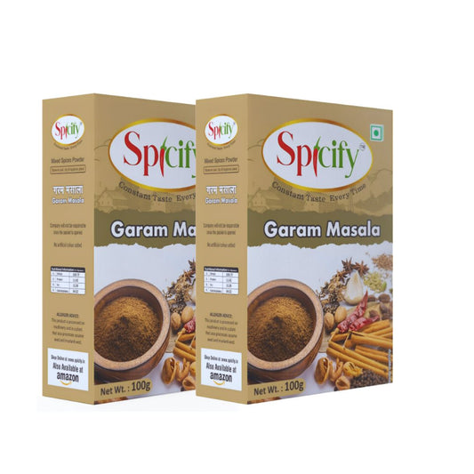 Spicify Garam Masala 100gm | Made from Pure Spices | 100% Natural | Pack of 2