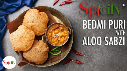 Spicify Bedmi Poori Atta 500g | Free Aloo Sabzi Masala